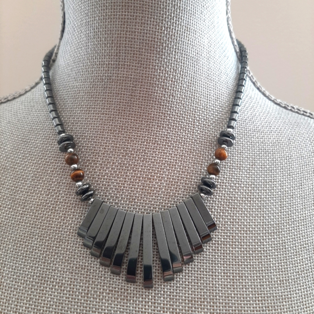 NEW Hematite Necklace